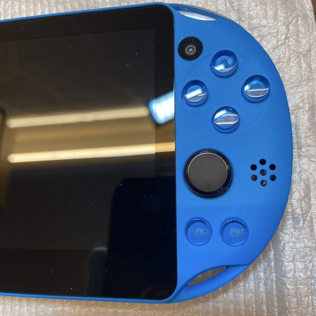 Mint-Sony PlayStation Vita Wi-Fi Model Aqua Blue PCH-2000 ZA23 w
