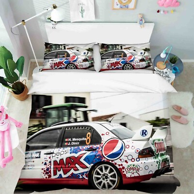 3D Car Architecture Cityscape Quilt Cover Set Bedding Sets Pillowcases Queen