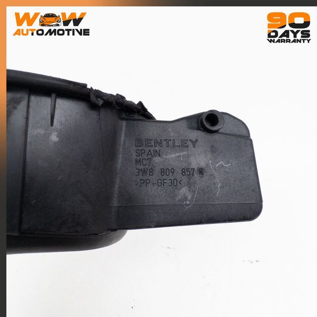 04-10 BENTLEY CONTINENTAL GT REAR RIGHT FUEL GAS FILLER DOOR FLAP BLACK OEM