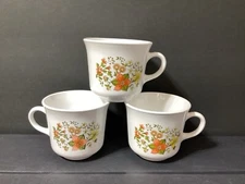 Set of 6 CORNING CORELLE INDIAN SUMMER 3" Flat Cups (JM14-012025)