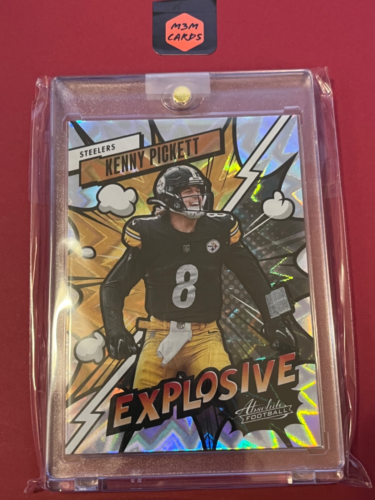 2023 Panini Absolute Explosive #E36 Kenny Pickett RC Rookie SSP CASE HIT