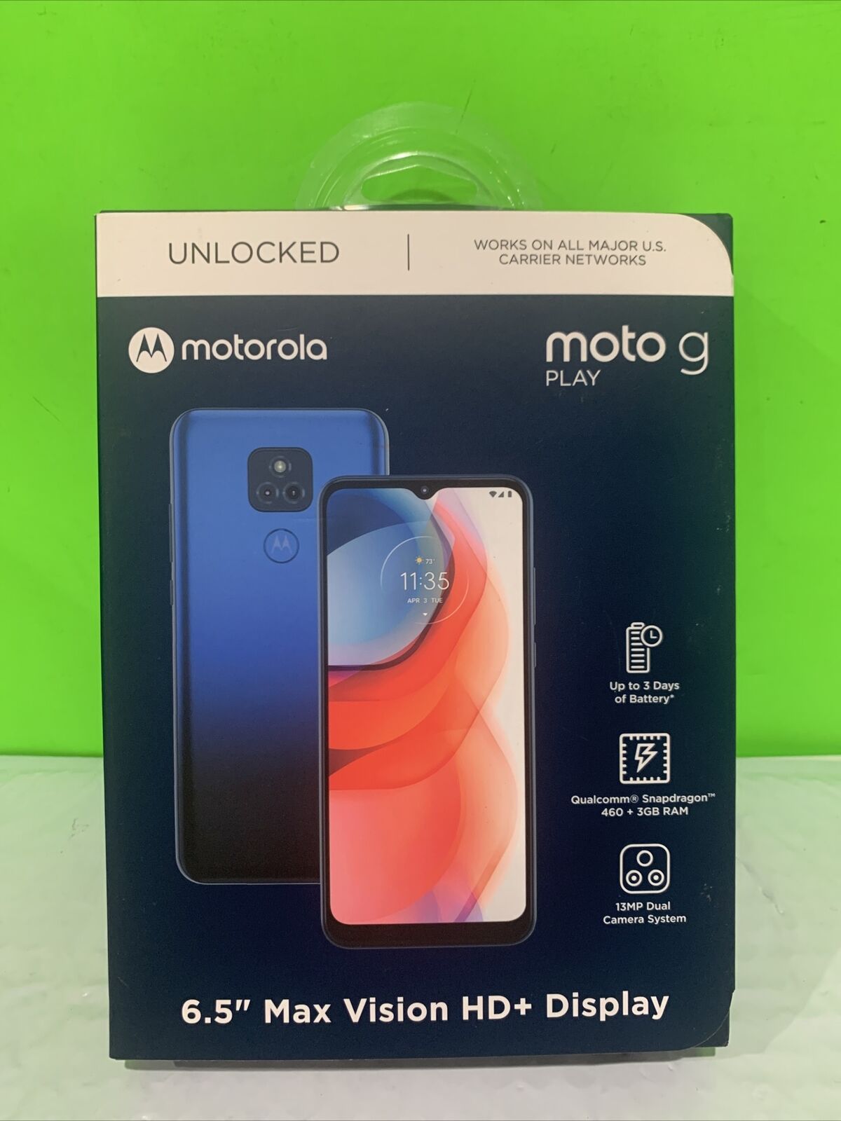 Motorola Moto G Play 32gb 2021 T-mobile Locked Blue Mc36e for sale online