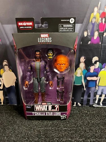 T’Challa Star-Lord Marvel Legends MCU ¿Y si...? Watcher BAF Nueva figura Hasbro