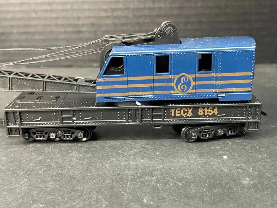 Mantua The Master Trainbuilders TECX 8154 Ho Scale Freight Train Track Crane - Image 3 of 4