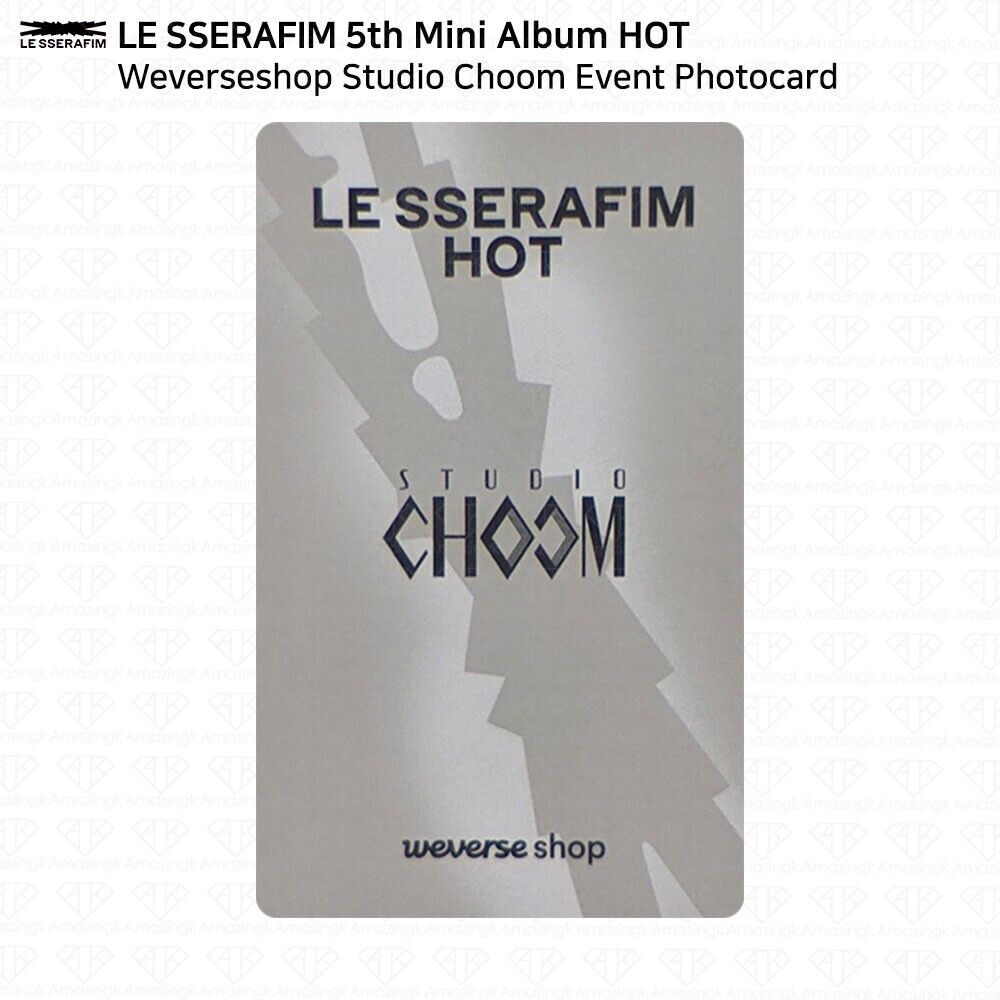 Le Sserafim 5th Mini Album HOT WeverseShop Studio Choom Le Sserafim 5th Mini Album HOT WeverseShop Studio Choom