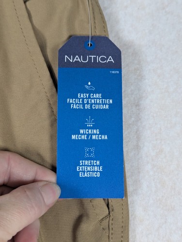 Nautica - School Uniform Shorts - 232 Burnished Khaki - NUFCC46F - Size: 20 Reg - Picture 10 of 17