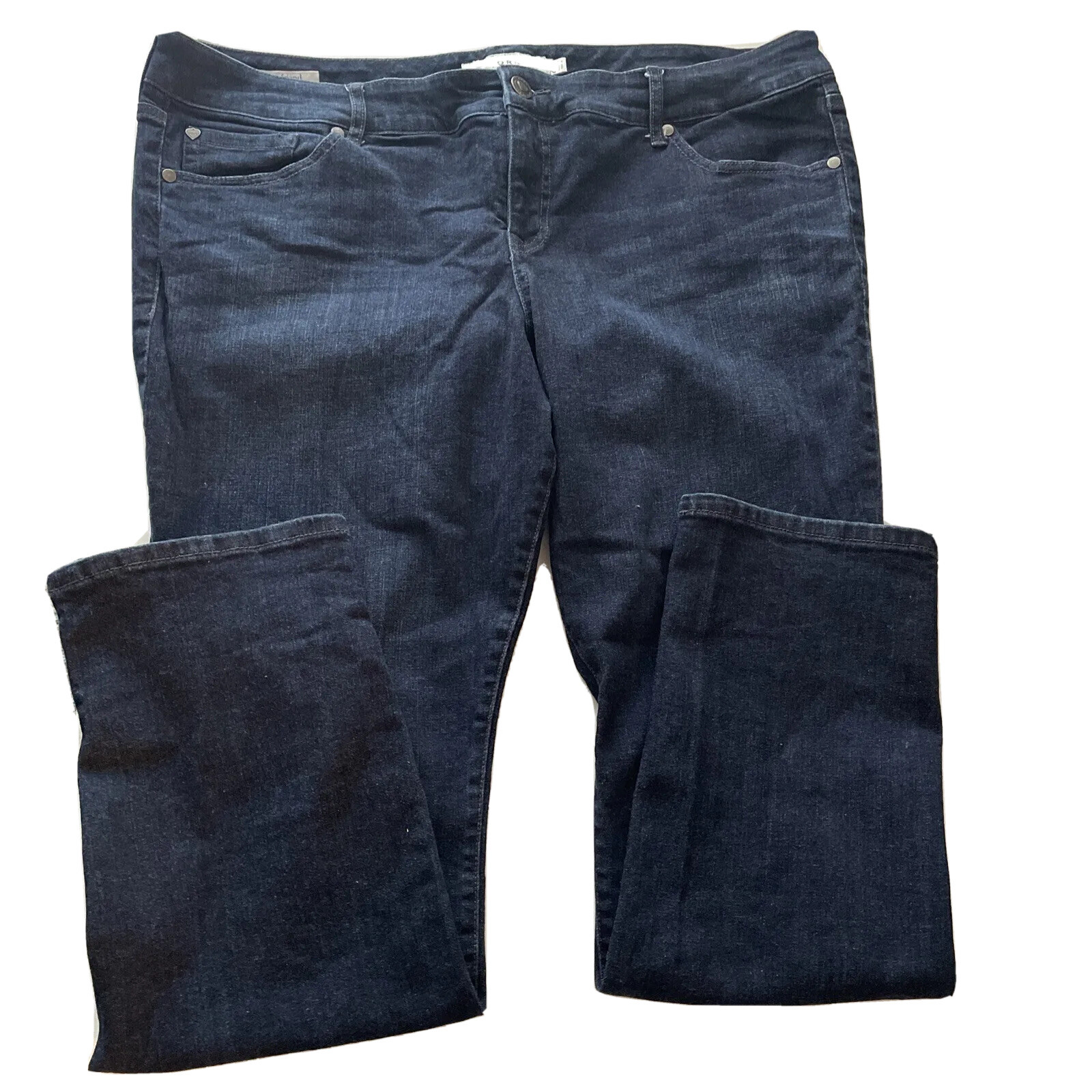 Jeans Torrid Denim Oscuro Strecth Boyfriend Talla 20 R Excelente Estado-image