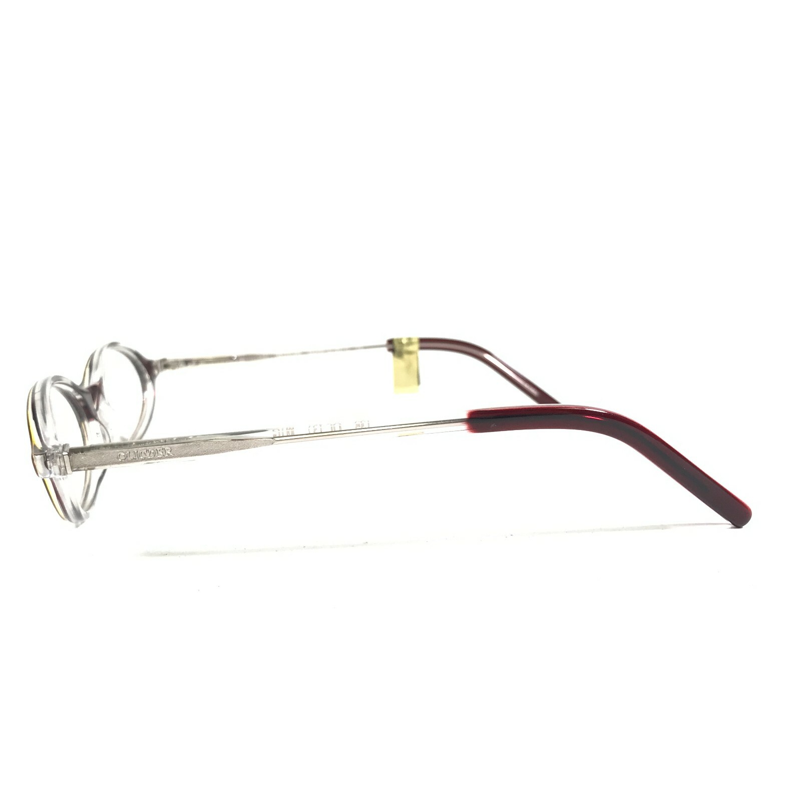 Oliver by Valentino OL157 M1G Kids Eyeglasses Frames Red Clear Oval 45-17-135 thumbnail 6