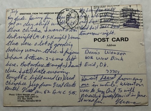 Greetings, From The American Midwest. Postcard (D2) - Picture 2 of 2