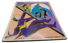 Batman DC comics Playskool vintage frame tray puzzle 1976 issued Joker escape