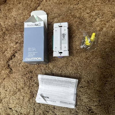 New Lutron RRD-10D-BL RadioRA2 Maestro Dimmer 1000 Watt 120v Black Energy Saver
