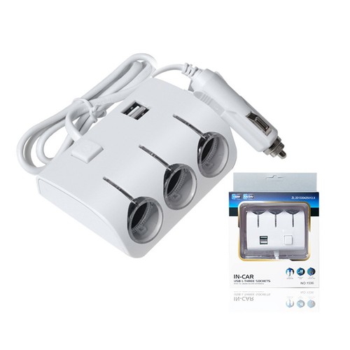 Ładowarka samochodowa 120W 12V 3 w 1 Ładowarka samochodowa Wielofunkcyjny przetwornik prądu - Zdjęcie 5 z 20