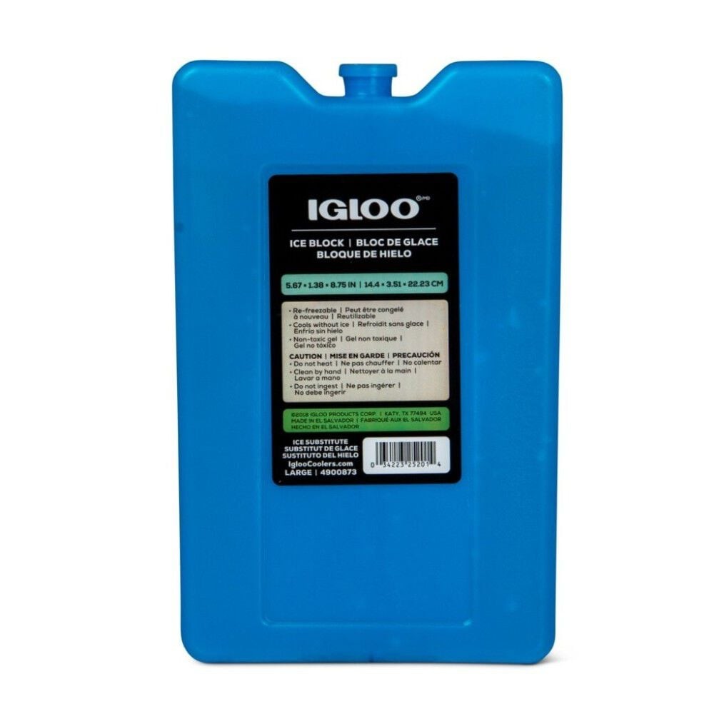 Ледяной блок Igloo Maxcold Ice Freeze Block Большой Многоразовый синий 2390₽