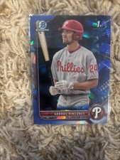 Gabriel Rincones 2022 Bowman’s 1st Chrome Blue Sapphire #BDC-142 Phillies Prizm