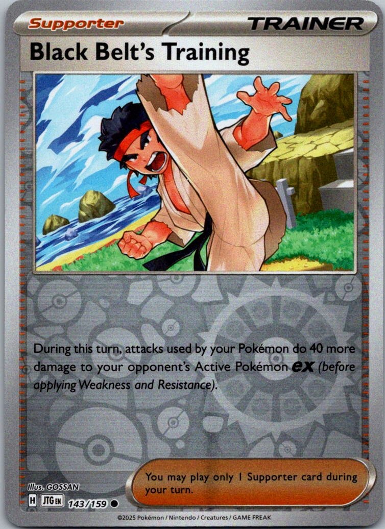 Black Belt's Training - Common SV09: Journey Together 143/159 LP Reverse Holo