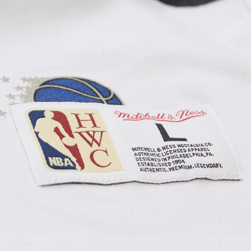 Unisex Mitchell & Ness White Orlando Magic Hardwood Classics Vintage Team - Picture 5 of 6