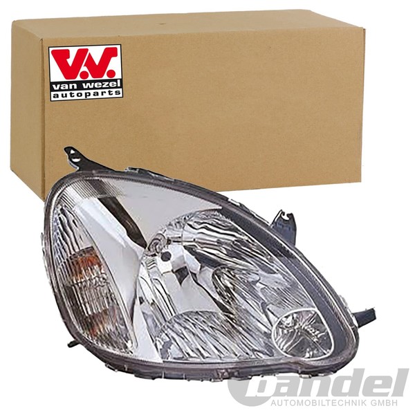 VAN Wezel H4 Scheinwerfer Rechts Passend FüR Toyota Yaris-image