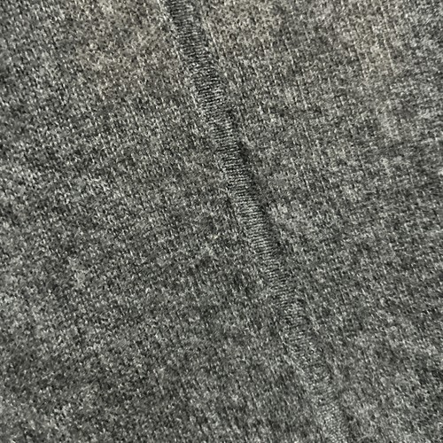 Cárdigan Tahari 100 % 2 capas cachemir drapeado frente abierto claro talla L gris - Imagen 17 de 23