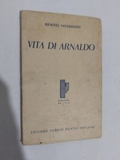 Libro Vintage Vita Di Arnaldo B. Mussolini 