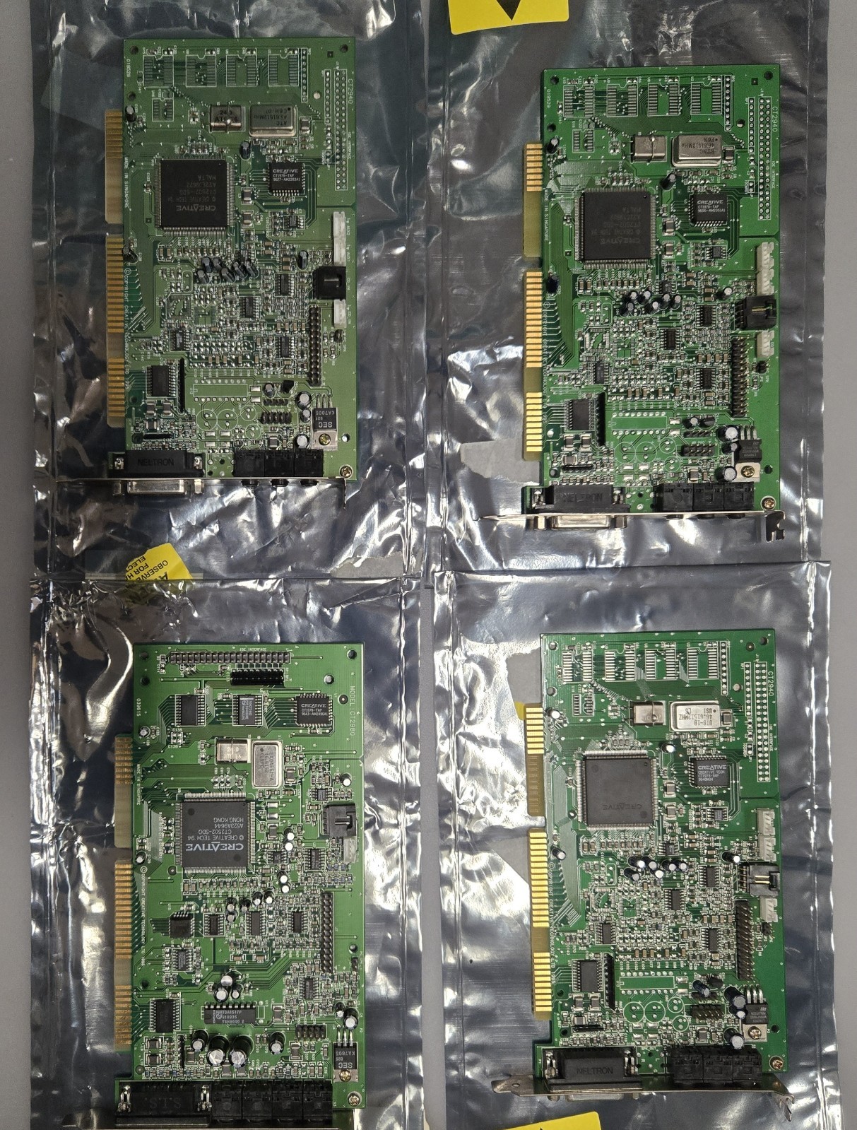 Lot of 4 Vintage Creative Sound Blaster 16 (3) CT2940 & (1 ) CT2980 ISA  1995/96