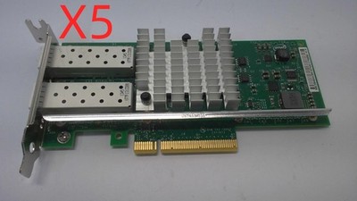 LOT OF 5 ORACLE Intel 7051223 Dual Port 10GB E69818 PCI-E Network Card