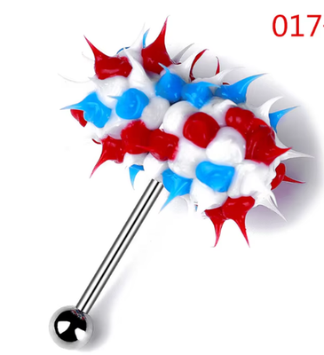 Koosh Metal Tickler Vibrating Tongue Ring 14g Piercing bar Barbell Stud Battery | eBay Australia Koosh Metal Tickler Vibrating Tongue Ring 14g Piercing bar Barbell Stud Battery | eBay Australia