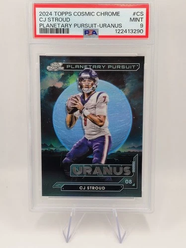 2024 Topps Cosmic Chrome CJ Stroud Planetary Pursuit Uranus PSA 9 MINT SSP QB 🔥