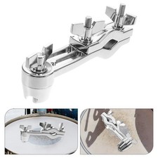 2 Pcs Jazz Drum Extension Stand Clamp Lifter Cowbell Mount Holder
