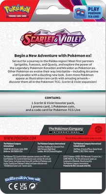 Pokemon TCG: Scarlet & Violet Checklane Blister Booster Pack