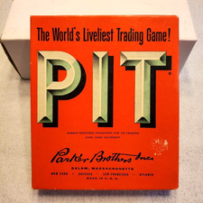 VTG 1959 Parker Brothers PIT Card Deck Game Bull And Bear Trading USA Set