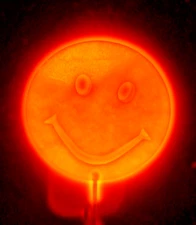 VINTAGE GLOWLAMP, AEROLUX SMILE FACE