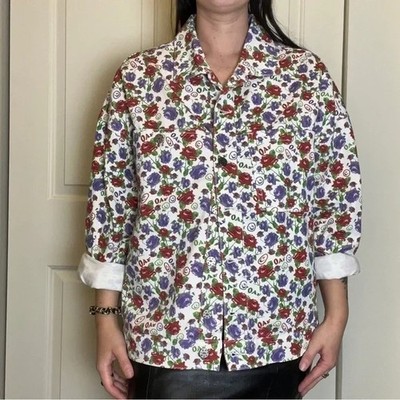 Lazy Oaf Blooming Marvellous Work Jacket - Unisex Size S