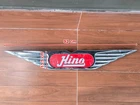 Hino Metal Front Wing emblem badge ornament Logo Large Vintage Genuine 36"/92 cm