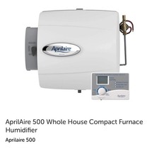 Aprilaire, Model 500, Digital Control, Humidifier, Whole House