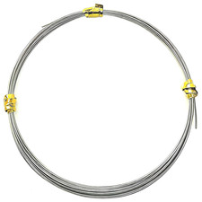 Grade-1 Pure Titanium Wire 15ft 1.2mm, 16 Gauge for Jewelry Research