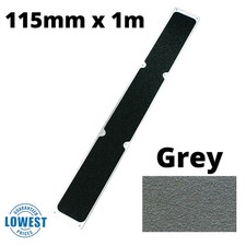 115mm x 1m Non Slip Decking Strips Aluminium Screw Down Plates