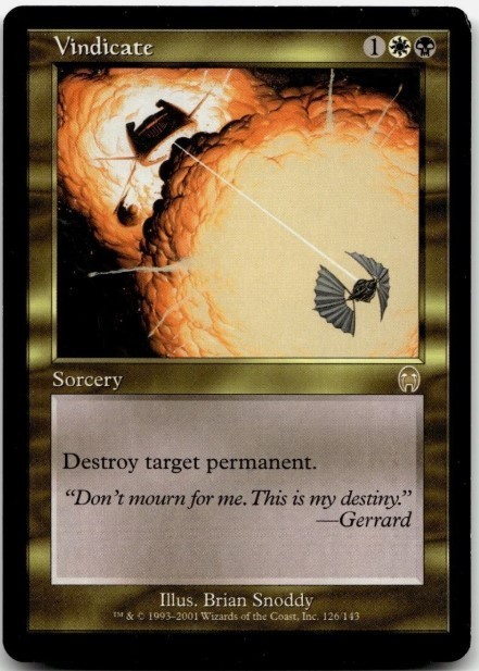 Apocalypse Vindicate mtg NM/LP