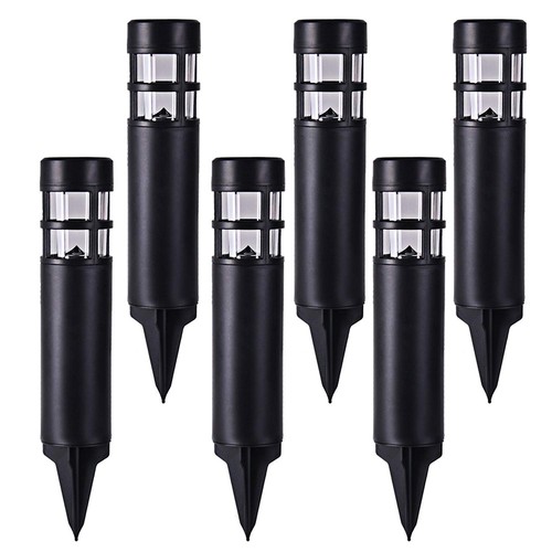 Solar Garden Lights Outdoor LED Bollard Solar Powered Path Lighting for Patio...