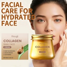 Collagen Snail Face Cream, Moisturizing Repair Anti Aging Facial Cream Hot Sale