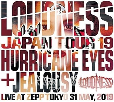 LOUDNESS Japan Tour 2019 Hurricane Eyes + Jealousy Live Zepp Tokyo DVD CD F/S
