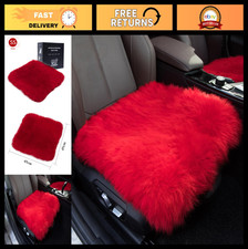 Cozy Universal Sheepskin Seat Cushion Cover - Natural Wool For Cars Trucks Suv Cozy Universal Sheepskin Seat Cushion Cover - Natural Wool For Cars Trucks Suv