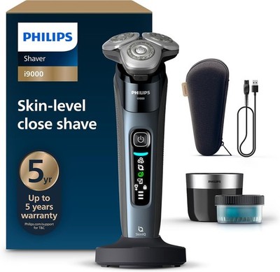 NEW Philips Rasierer i9000 Series 9000 Electric Wet & Dry Shaver SkinIQ X9001/30