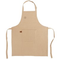 KochschüRze KüChenschüRze GrillschüRze Baumwolle Beige Verstellbar Tasche