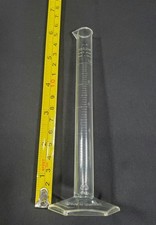  Lot Of 7 10ml Clear Plastic Graduated Cylinder Measuring Beaker Made n Germany
