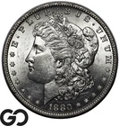 1880-O Morgan Silver Dollar Coin, Lustrous Gem BU++