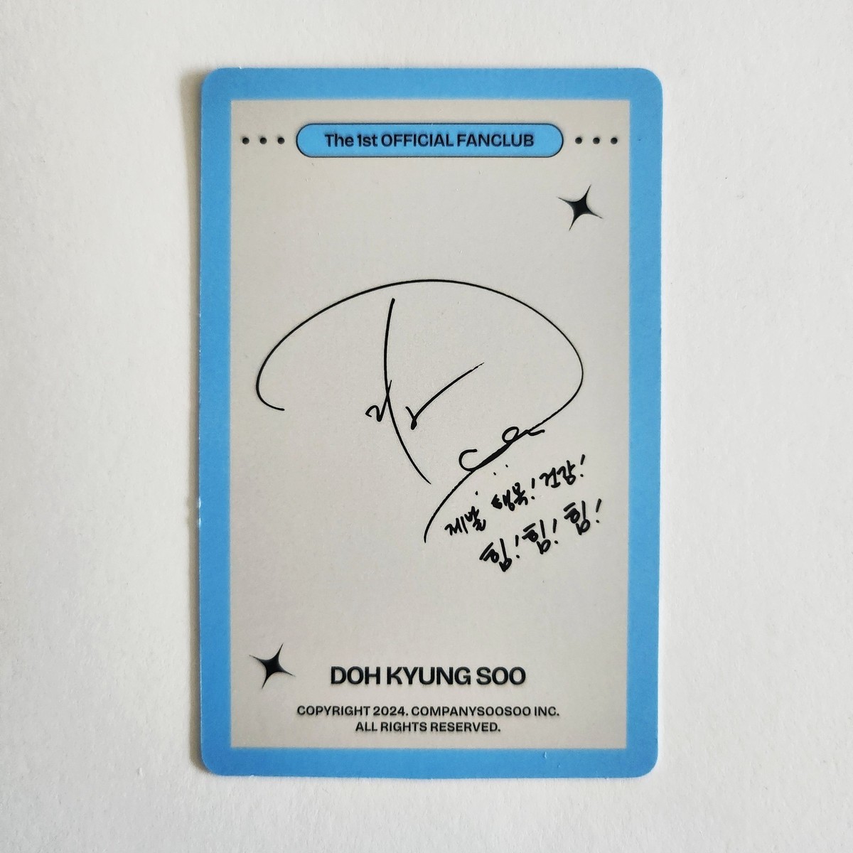 Dohkyungsoo EXO D.O. 1st Official Fanclub Membership Kit Full Set