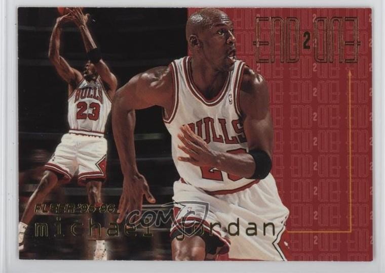 1995-96 Fleer End 2 End Michael Jordan #9 HOF cj2
