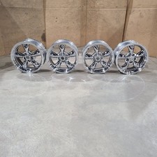 Aftermarket 17x8 Chrome Bullitt Style Wheels 5 Spoke for 94-04 Mustang GT Aa7446