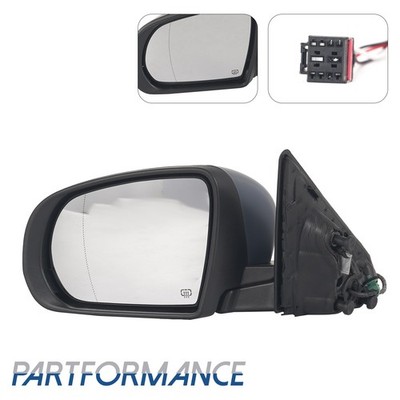 For 2017-2022 Jeep Compass View Mirror Power Heated Left Driver