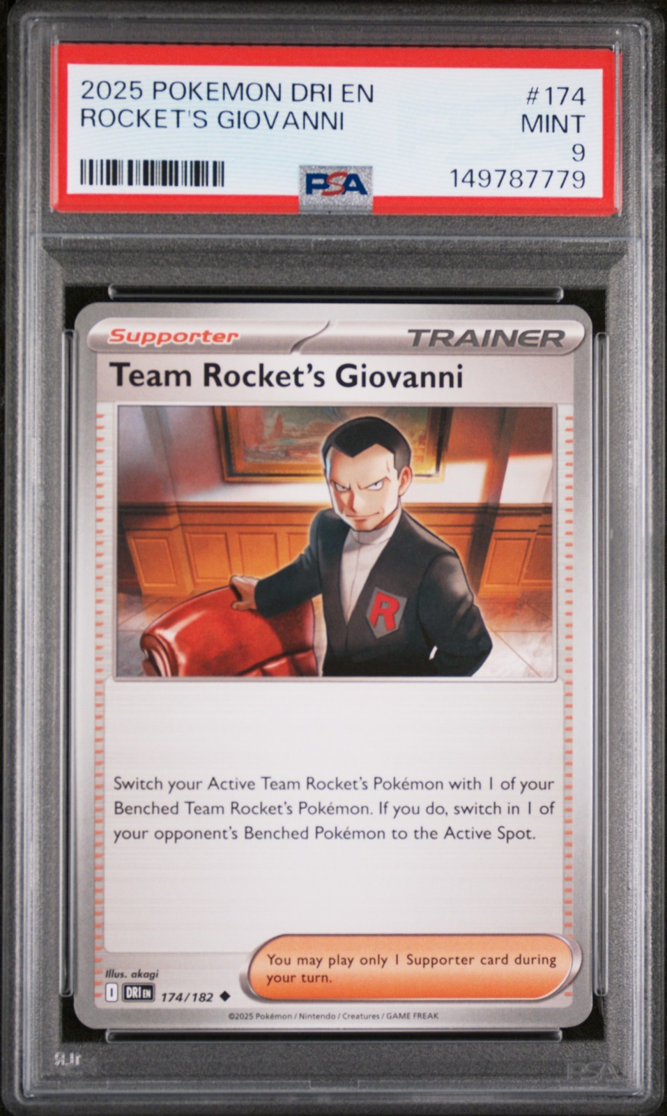 Team Rocket's Giovanni #174